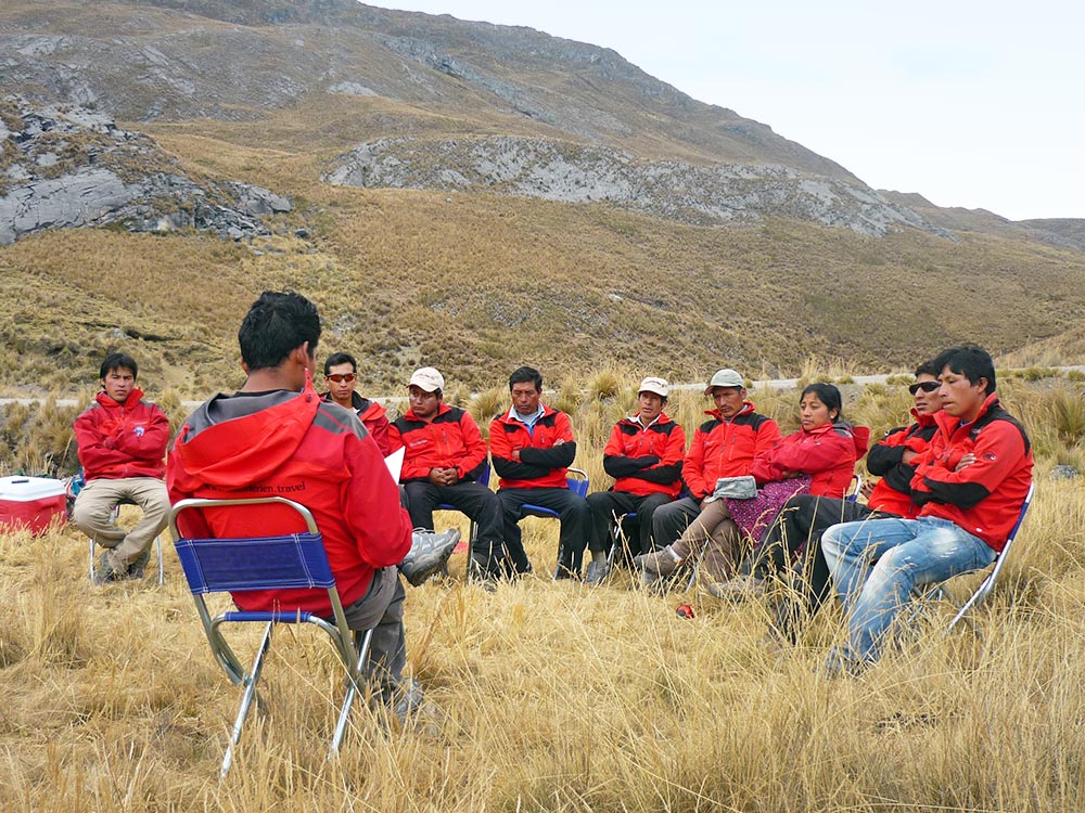 Ausbildung in Anden, Peru
